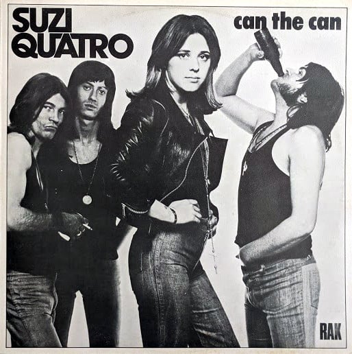 Suzi Quatro - Can The Can album cover, 1973